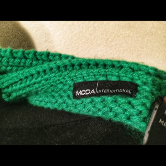 *SOLD*MODA INTERNATIONAL Side Zippered Cardi Sz-M - Picture 6 of 7